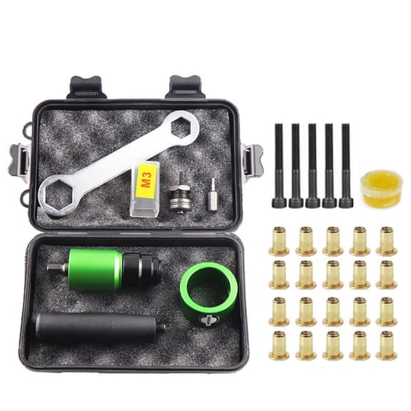 Nutsert Tool Adapter Kit with Electric Rivet Tool and Drill Adapter for Efficient Riveting Insert Nut Installation (3)