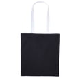 thumbnail image 1 of Nutshell Varsity Cotton Shopper Long Handle Tote, 1 of 4