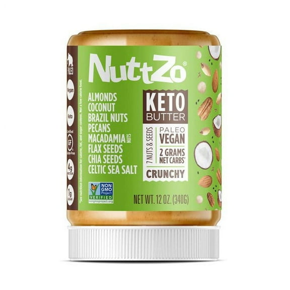 NuttZo Keto Nut Butter 12 oz (Pack Of 6)