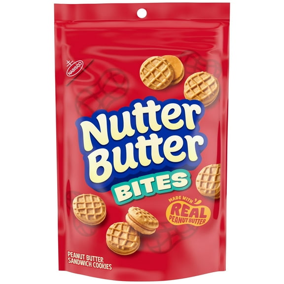 Nutter Butter Bites Peanut Butter Sandwich Cookies, 8 oz