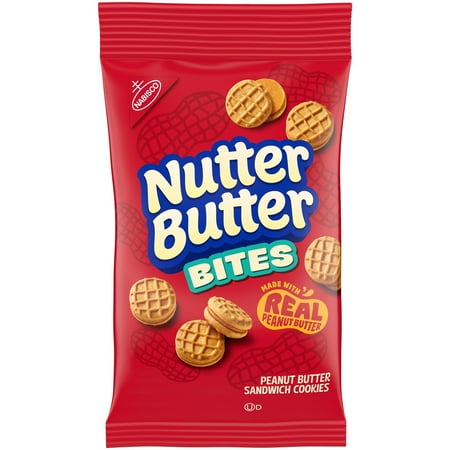 Nutter Butter Bites Peanut Butter Sandwich Cookies, 3 oz
