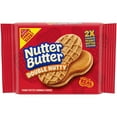 thumbnail image 1 of NUTTER BUTTER Double Nutty Peanut Butter Sandwich Cookies, Family Size, 15.27 oz, 1 of 17