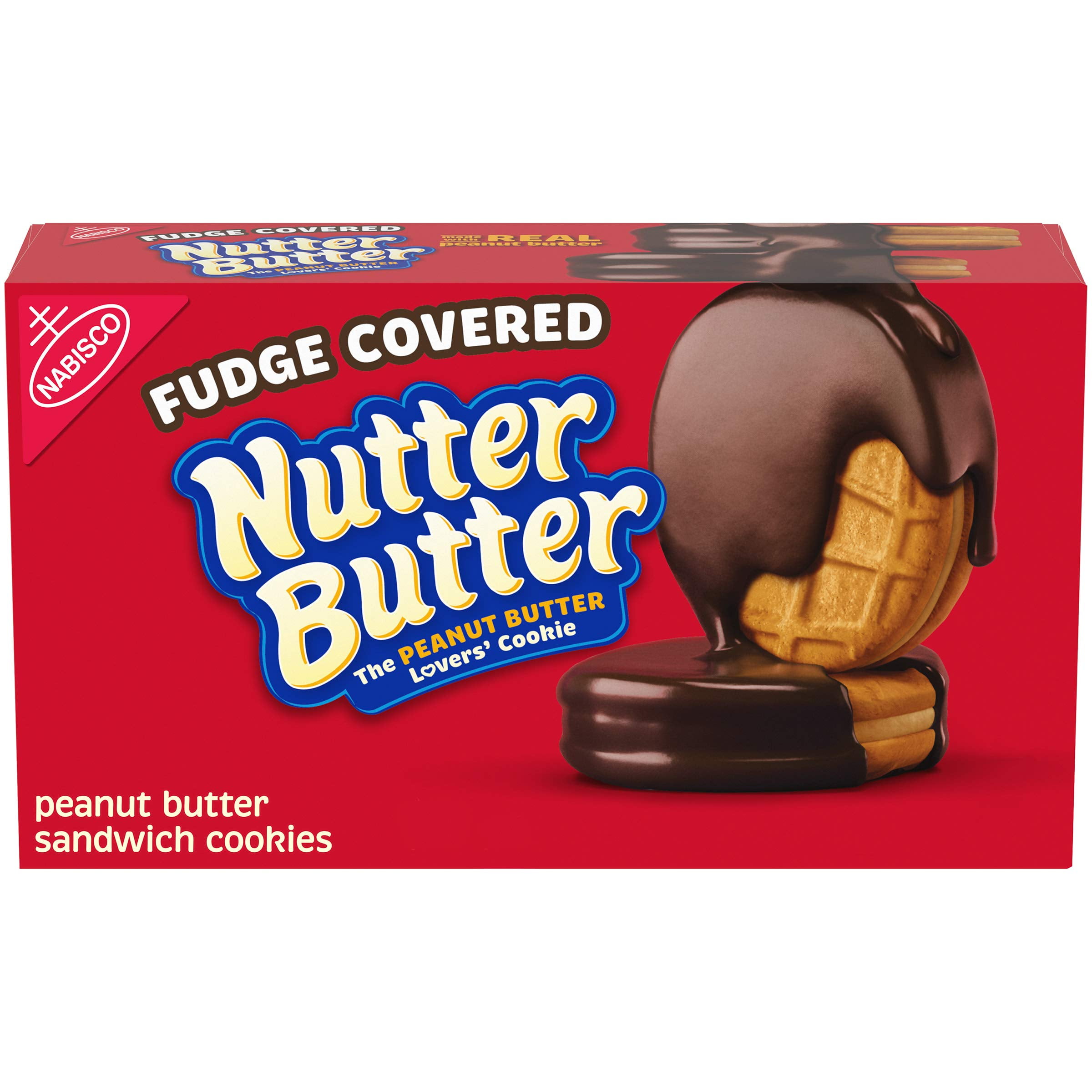 Nutter Butter Fudge Covered MSF2Peanut Butter Sandwich Cookies, 7.9 oz