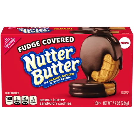 Nutter Butter Fudge Covered Peanut Butter Sandwich 1PACK Cookies,