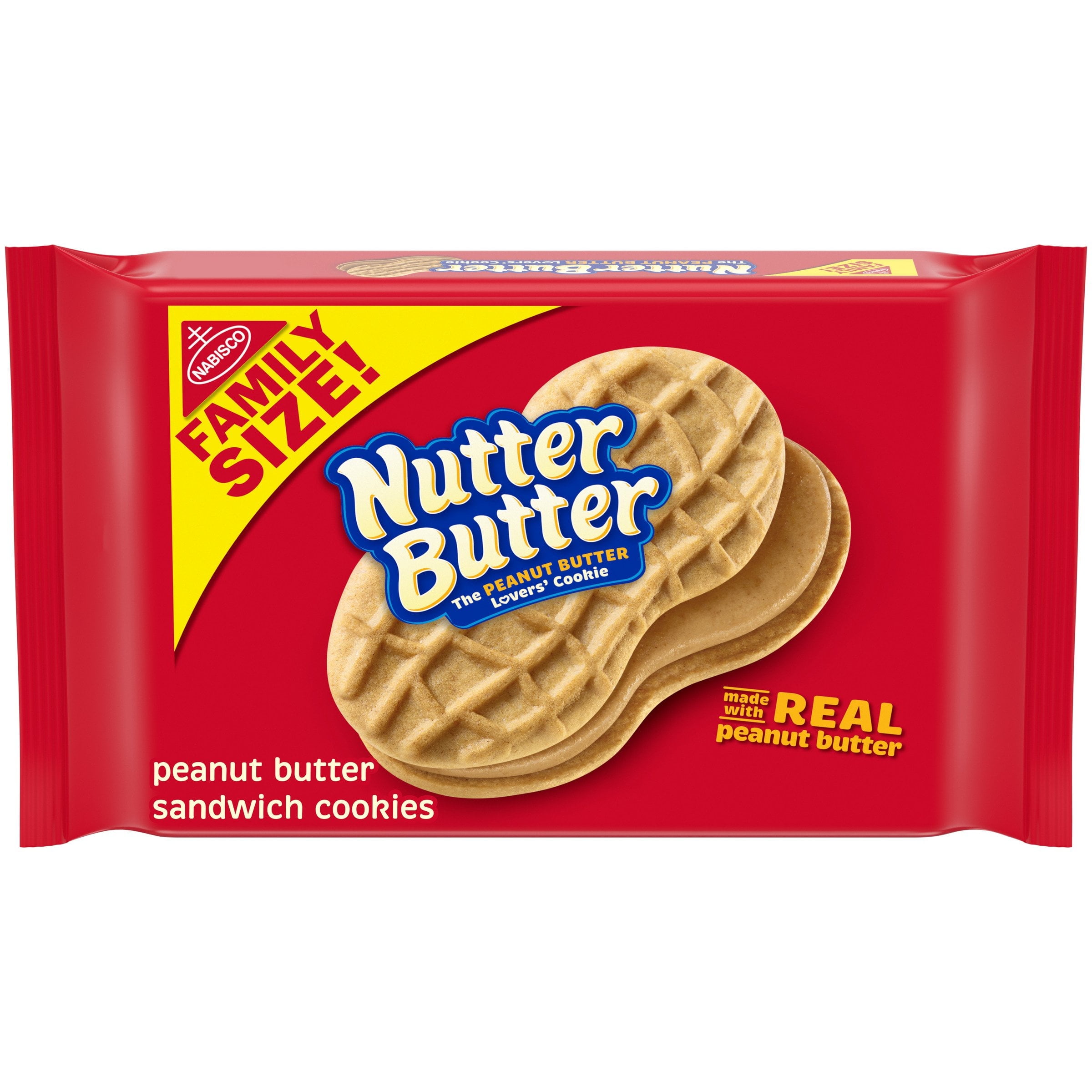 Nutter Butter Peanut Butter Sandwich Cookies Family Size - 16 oz (Packaging Varies)