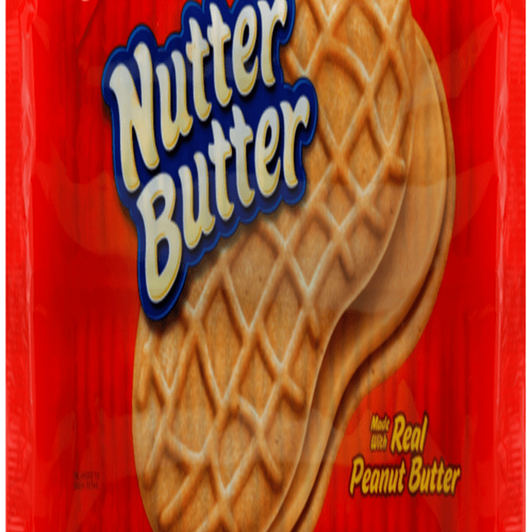 Nutter Butter Peanut Butter Sandwich Cookies - Family Size (Pack of 6) 