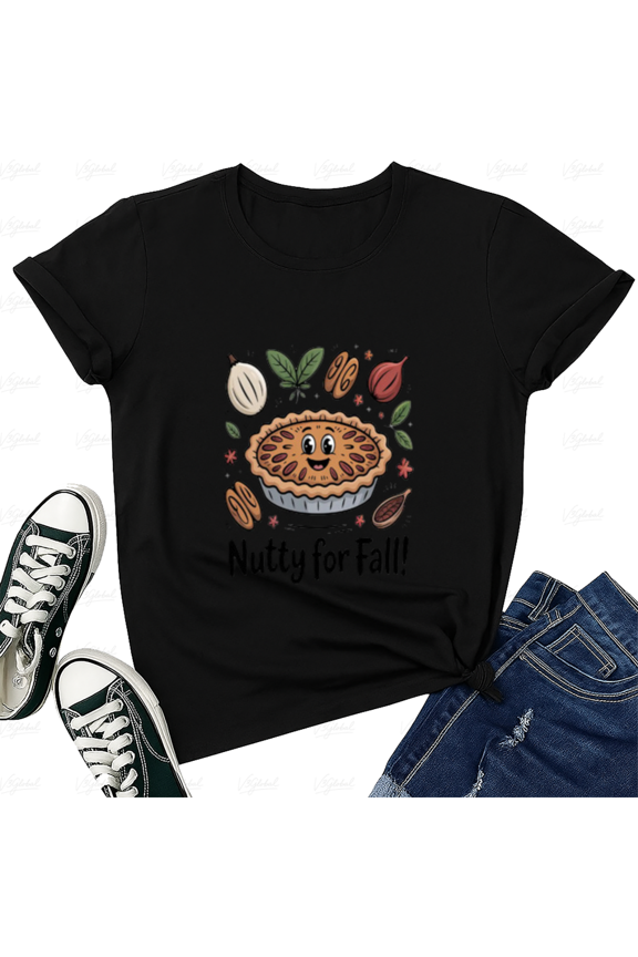 Nutty For Fall Embrace The Cozy Season Autumn Vibes Unisex T-Shirt, up to size 5XL