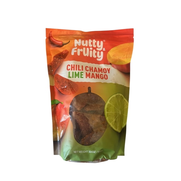 Nutty & Fruity Chili Chamoy Lime Mango, 33 Ounce