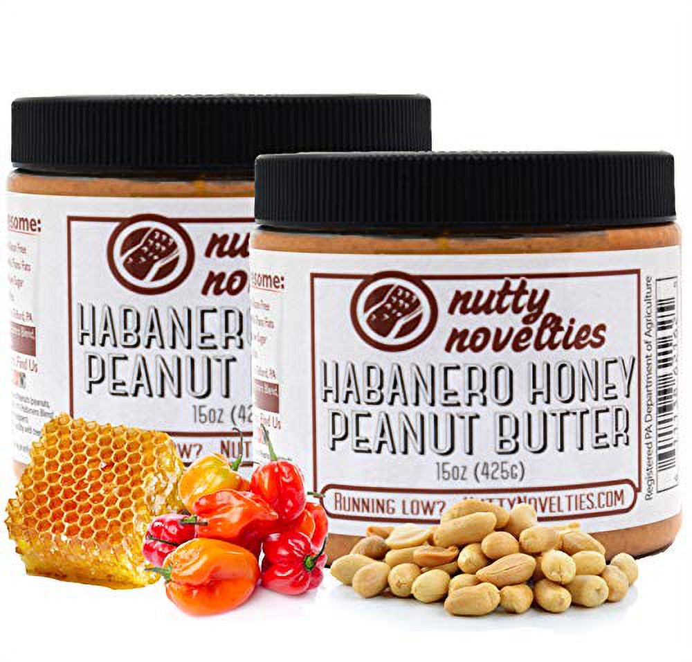 Nutty Novelties Habanero Honey Peanut Butter High Protein, Low Sugar