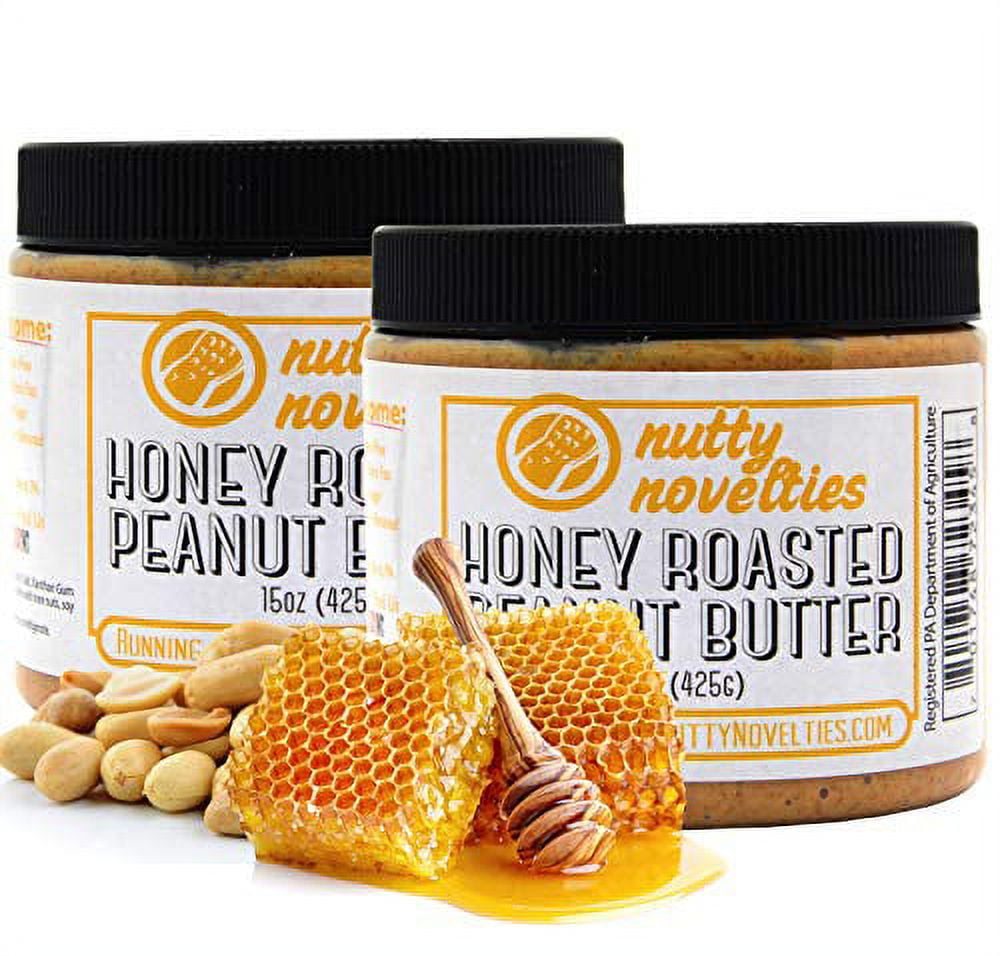Nutty Novelties Honey Roasted Peanut Butter High Protein, Low Sugar