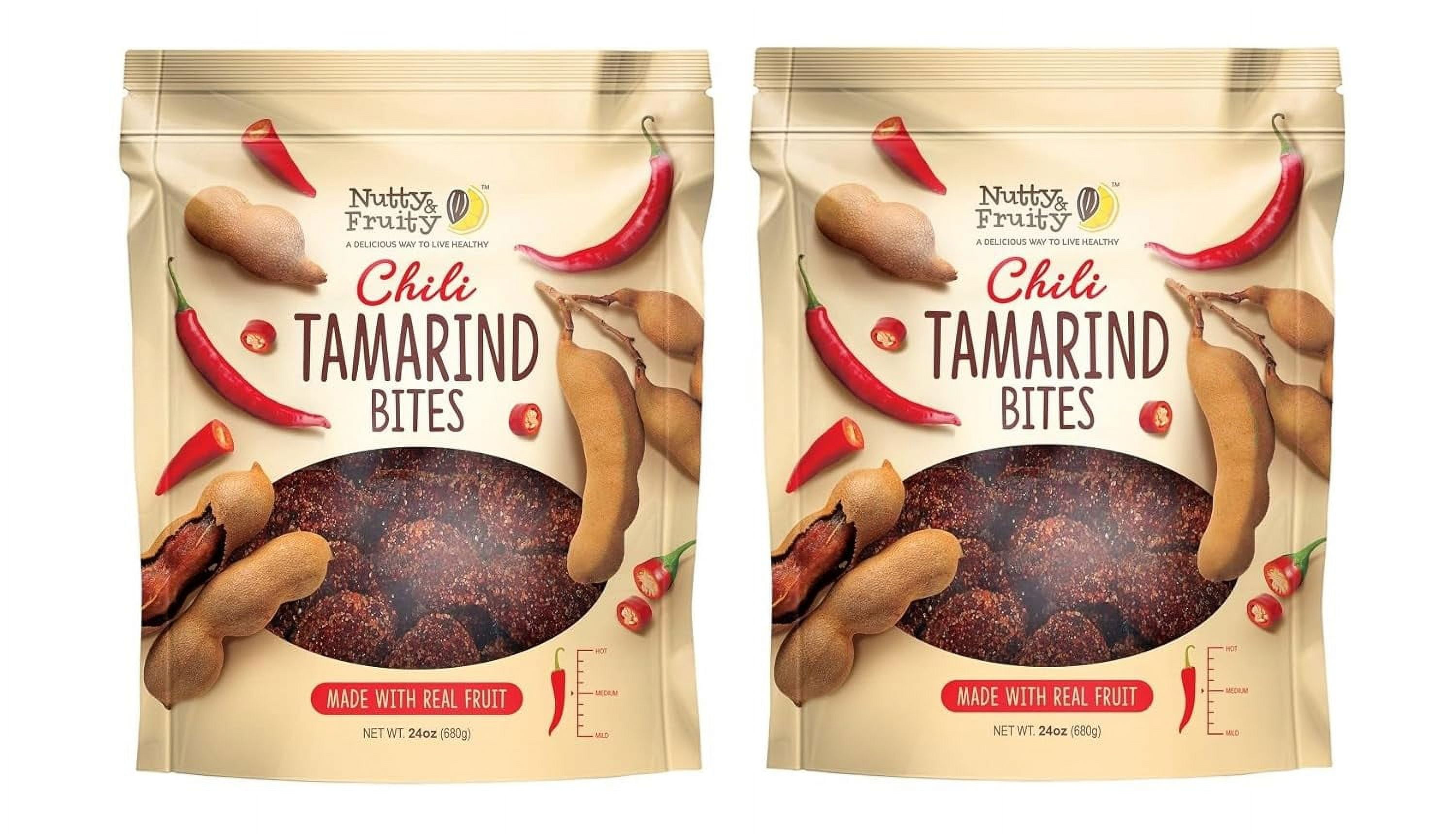 Nutty and Fruity Chili Tamarind Bites, 24 oz each total oz/3lbs