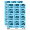 thumbnail image 1 of Nutty for This Squirrel Teacher Student School Sticker Set - Light Blue - Gloss Finish - 1.75" Medium, 1 of 7