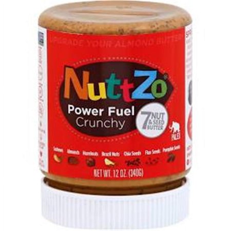 Nuttzo 12 oz Crunchy Seven Nut & Seed Butter Power Fuel