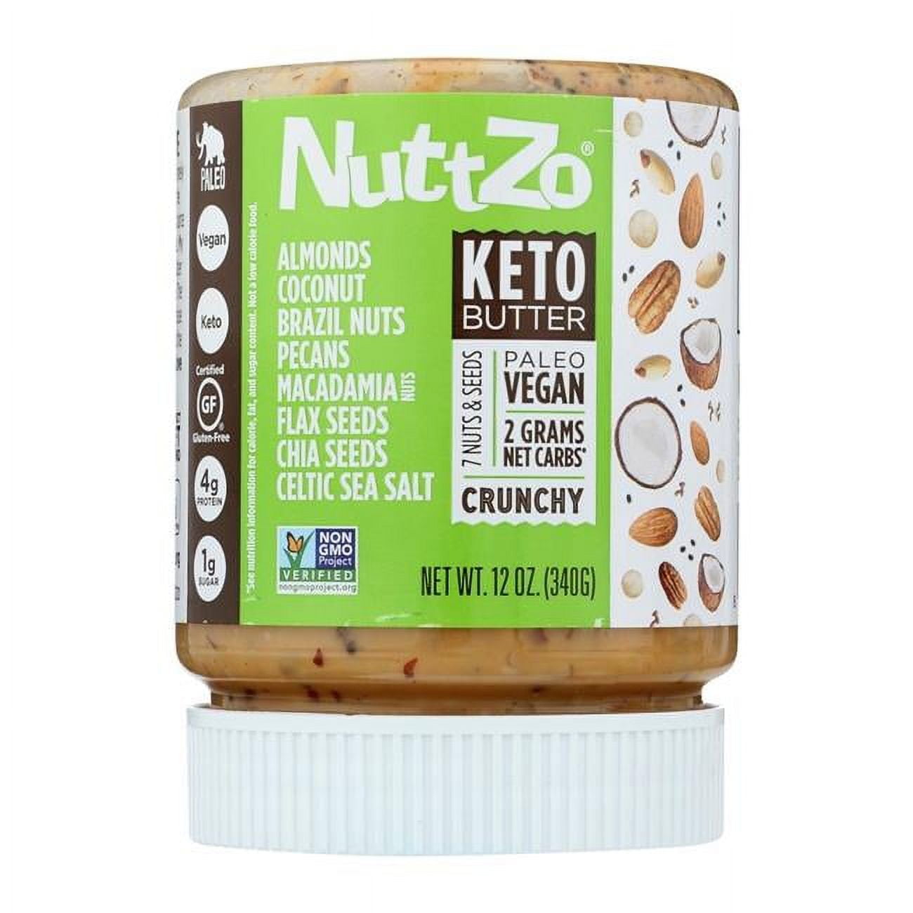 Nuttzo 12 oz Nut & Seed Crunchy Butter