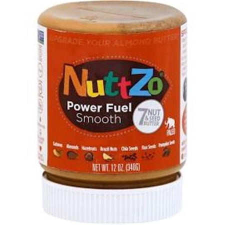 Nuttzo 12 oz Smooth Seven Nut & Seed Butter Power Fuel