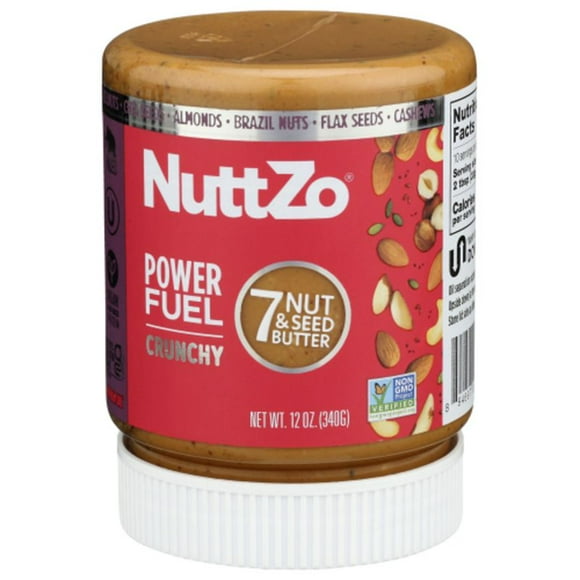 Nuttzo Power Fuel Crunchy Nut Butter 12 oz Pack of 2