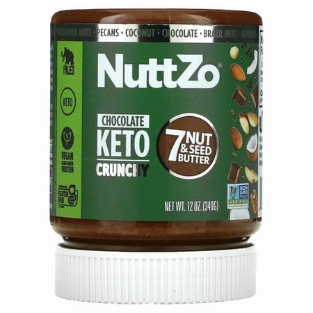 Nuttzo - Sprd Chocolate Crnchy Keto Natural - Case of 6-12 OZ