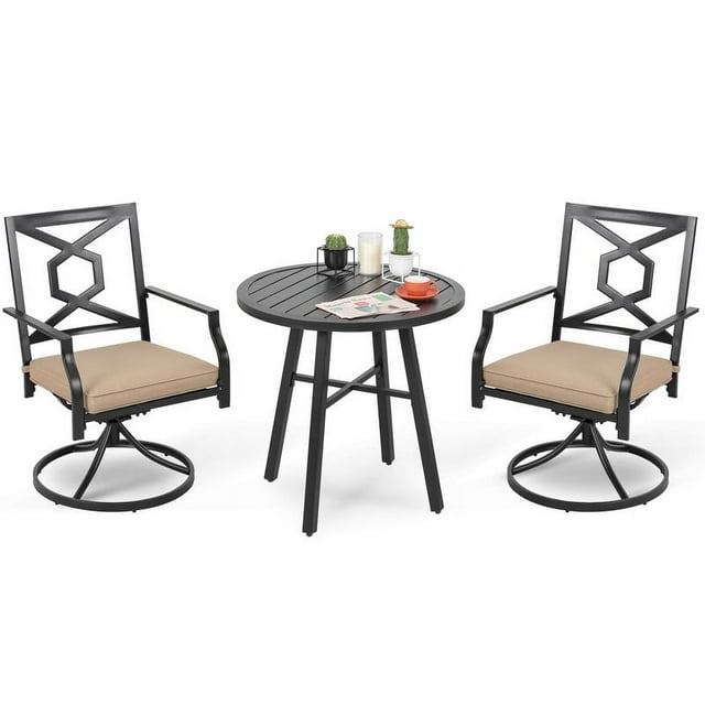 Nuu Garden 3 Piece Patio Bistro Set,Outdoor Furniture Patio Bistro Set