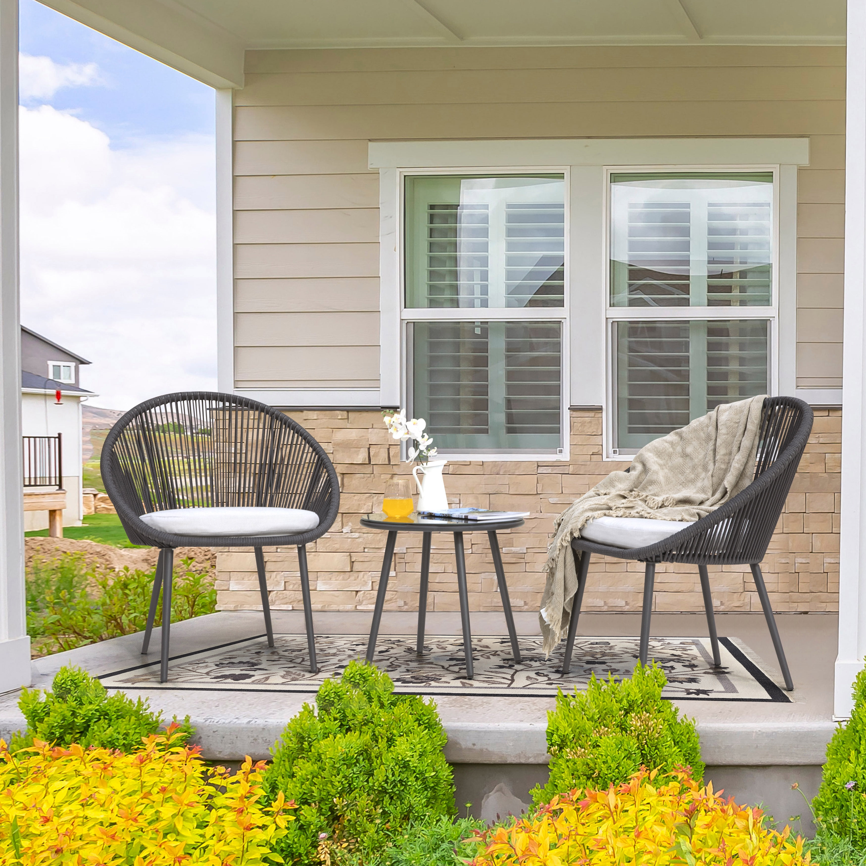 Nuu garden bistro set new arrivals