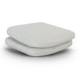 thumbnail image 1 of Nuu Garden Outdoor 2-Pack Chair Cushions with Straps, 15'' x 16'' x 1.2'' Patio Round Corner Seat Pads for Outdoor or Indoor Furniture, Weather-resistant Fabric, Gray, 1 of 8