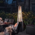 thumbnail image 1 of Nuu Garden Outdoor 48,000 BTU Pyramid Propane Gas Patio Heater with Wheels, 1 of 5