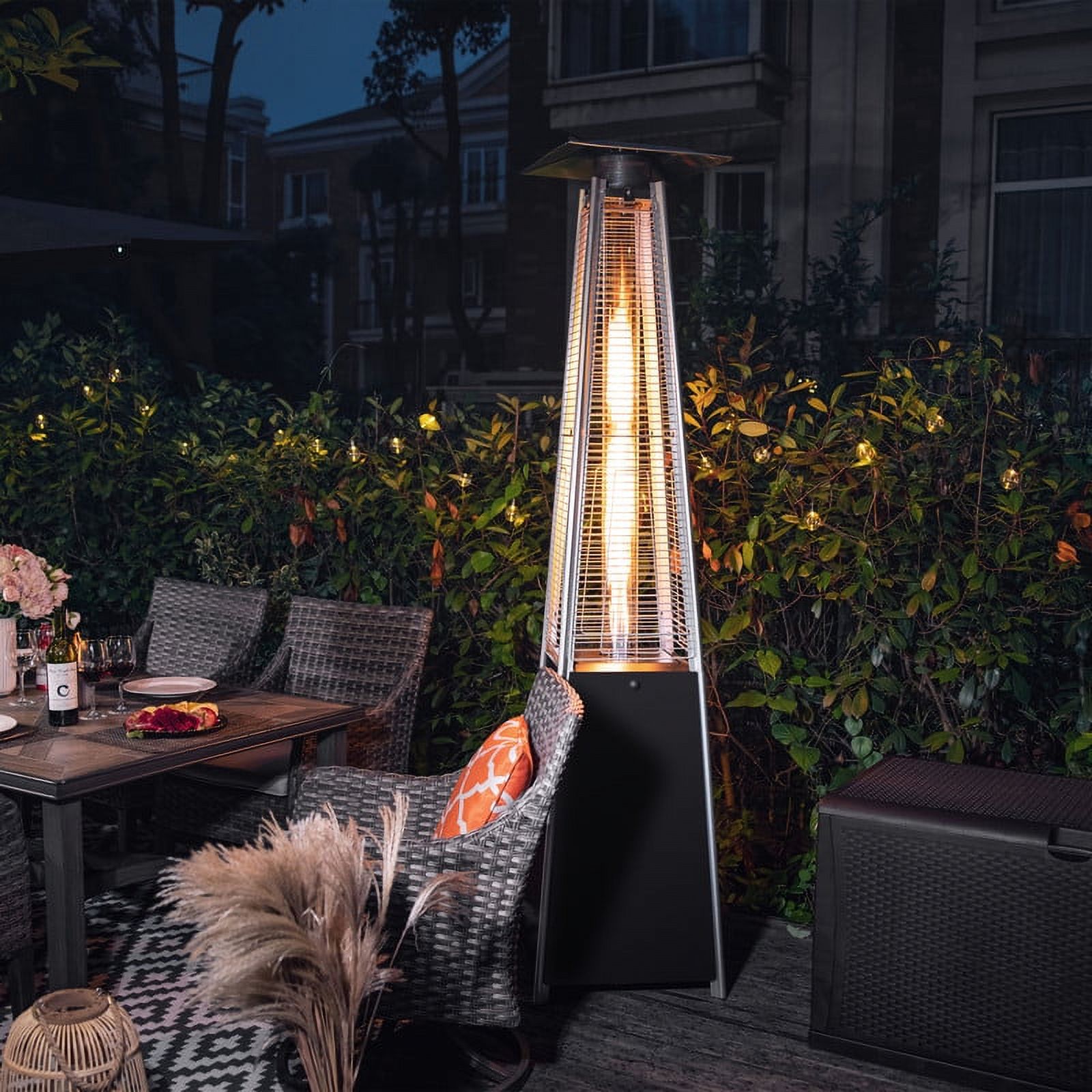 Hiland Commercial Stainless Steel Glass Tube Patio Heater