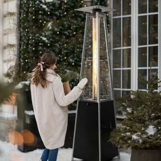 Zimtown 46000 BTU Propane Outdoor Heaters with Wheels, Bronze Zimtown 46000 BTU Propane Outdoor Heaters with Wheels, Bronze