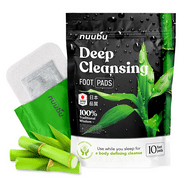 Nuubu | Deep Cleansing Foot Pads for Stress Relief, Better Sleep & Foot Care | Premium Japanese Organic Foot Patches with Ginger Powder 10 Patches Original Pack of 1