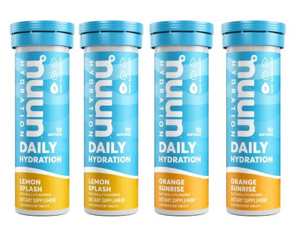 Nuun Hydration Daily, Wellness Electrolyte Tablets, Mixed Citrus, 4