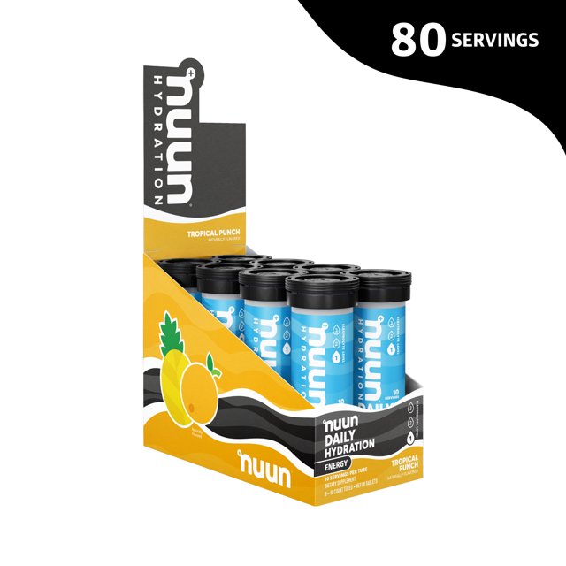 Nuun Hydration Energy Electrolyte Tablets + Caffeine, B Vitamins