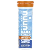 Nuun Hydration Immunity Electrolyte Tablets With Vitamin C, Blueberry Tangerine, single 10 Count Tube