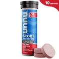 thumbnail image 1 of Nuun Sport + Caffeine Electrolyte Hydration Sports Drink Water Enhancer Mix Tablets, Cherry Limeade, 10 Count Tube, 1 of 7