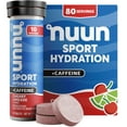 thumbnail image 1 of Nuun Sport +Caffeine Electrolyte Tablets for Proactive Hydration, Cherry Limeade, 8 - 10 Count Tubes, 1 of 6