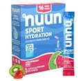 thumbnail image 1 of Nuun Sport Electrolyte Powder Packets - Strawberry Kiwi Flavor | 5 Essential Electrolytes for Hydration | Easy Open Drink Mix with Magnesium | 1g Sugar | Non GMO, Vegan | 16 Single Serving Sticks, 1 of 3