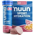 thumbnail image 1 of Nuun Sport Electrolyte Tablets for Proactive Hydration, Citrus Fruit, 8 - 10 Count Tubes, 1 of 6