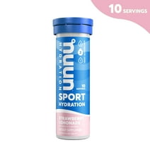 Nuun Sport Electrolyte Tablets for Proactive Hydration, Strawberry Lemonade, 10 Count Tube
