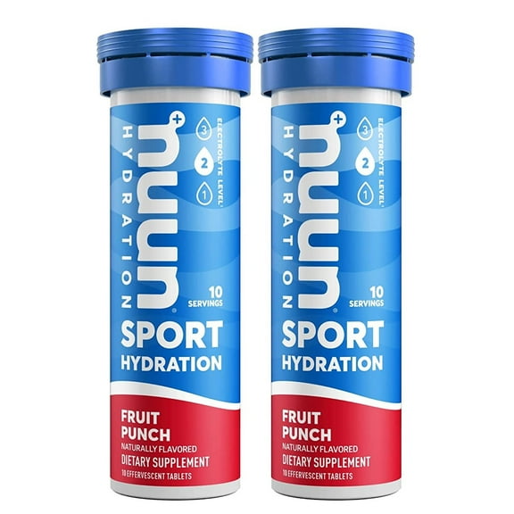 Nuun Sport Hydration & Electrolyte Replacement Tablets - Fruit Punch Size: 2-Pack