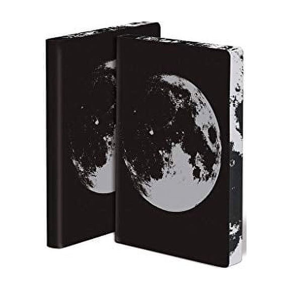 Nuuna Graphic L Luxury Dot Grid Leather Cover Notebook (Moon)