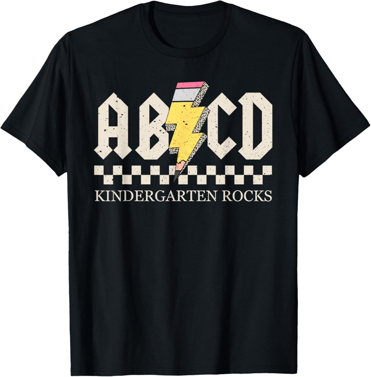 Nuvello Abcd Kindergarten Rocks Pencil Lightning Teachers Rock Boys T ...