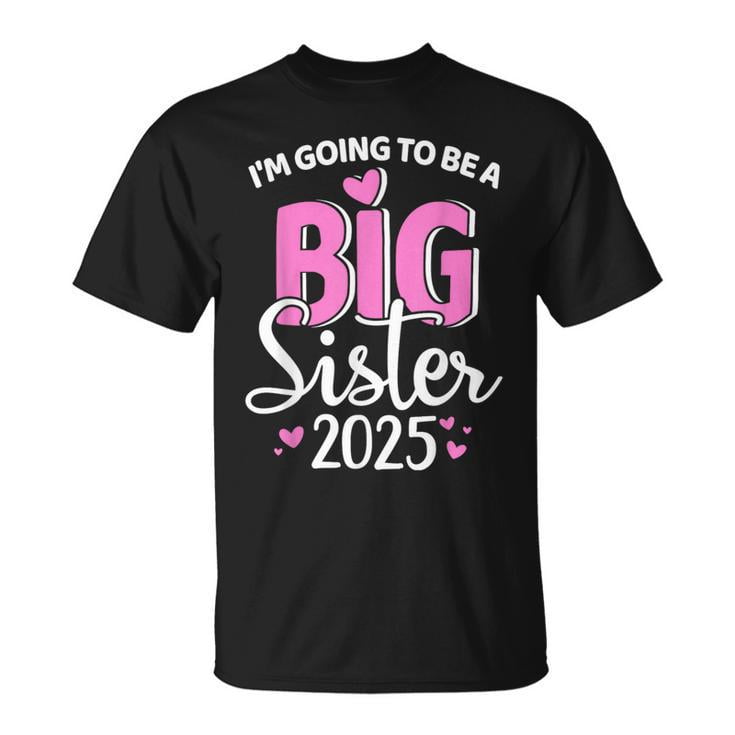 Personalized "Keep Calm I'm Going To Be A Big Sister" Kids T-Shirt – White, 100% Cotton, Handmade