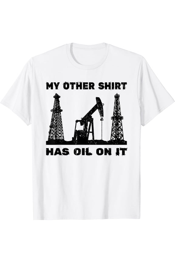 Nuvello drilling oil rig oilfield for men worker drilling rig T-Shirt Full Size S-5XL