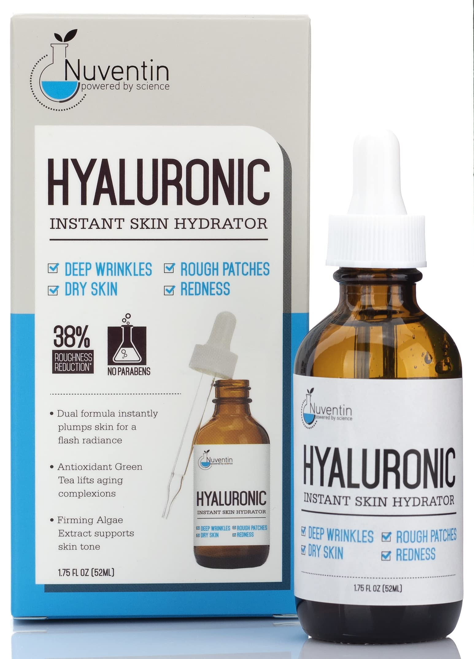 Nuventin Hyaluronic Acid Instant Skin Hydrator Face Serum 1.75 fl