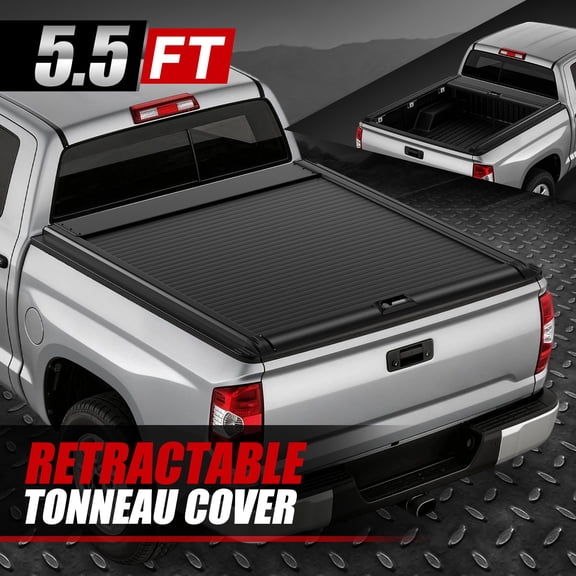 Nuvision 5.5Ft Truck Bed Retractable Roll-Up Hard Tonneau Cover for 14-21 Toyota Tundra