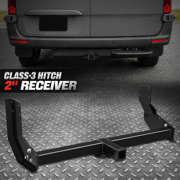 Nuvision Class 3 Trailer Hitch Receiver Rear Tube Towing 2" for 07-26 Sprinter Cargo Van