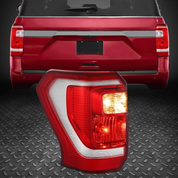 Nuvision Driver Left Side Halogen Tail Light Lamp Replacement for 18-21 Ford Expedition