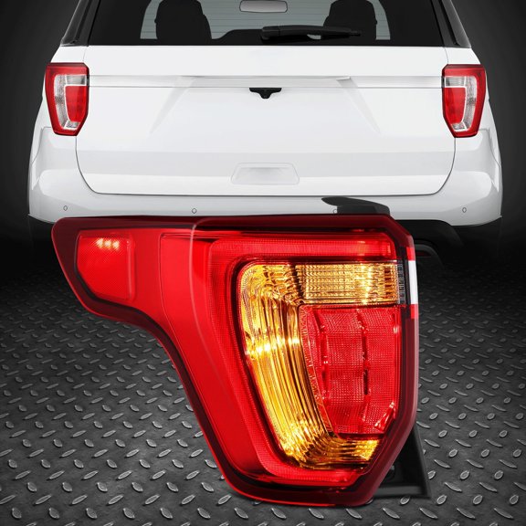 Nuvision Driver Left Side LED Rear Tail Light Lamp Replacement for 16-19 Ford Explorer