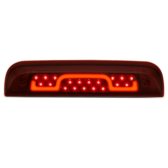 Nuvision For 2014 to 2020 Chevy Silverado GMC Sierra 1500 2500 3500 2-Stage Sequential LED Dark Red Third Brake Light 15 16 17