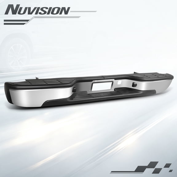 Nuvision For 99-07 Chevy Silverado GMC Sierra 1500 2500 Chrome Complete Rear Step Bumper