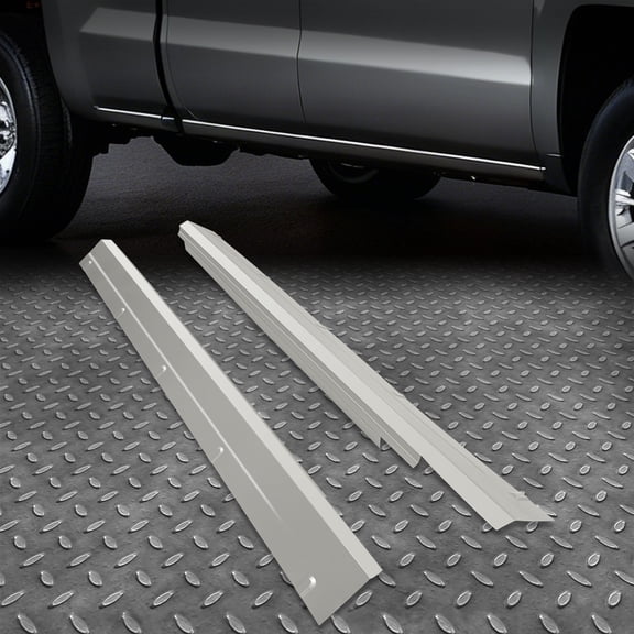Nuvision Left & Right Rocker Panels for 14-19 Chevy Silverado GMC Sierra Extended Cab