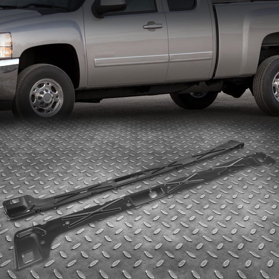 Nuvision Left & Right Rocker Panels for 99-19 Chevy Silverado GMC Sierra Extended Cab